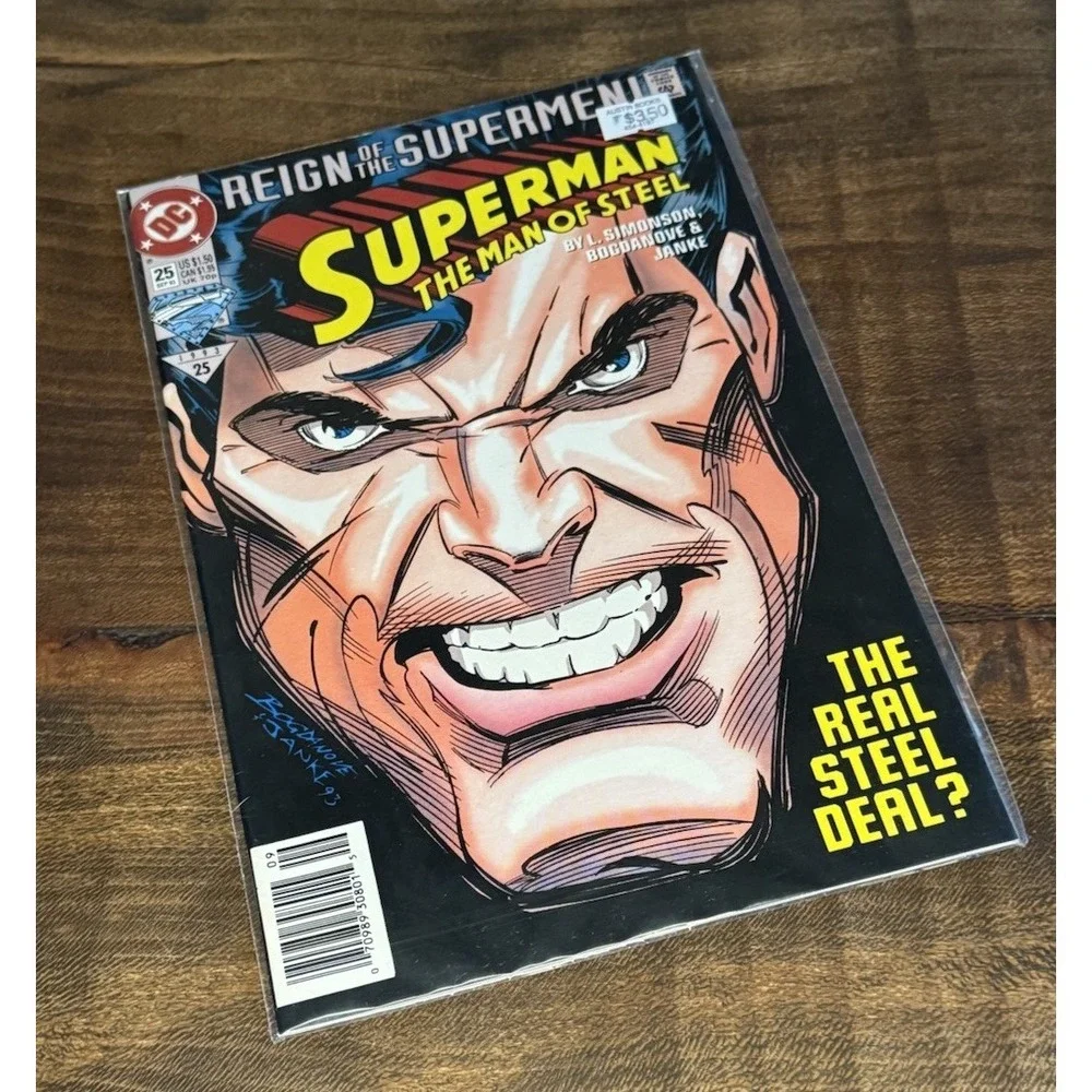 DC Comic Superman The‎ Man Of Steel: Reign Of The Supermen!